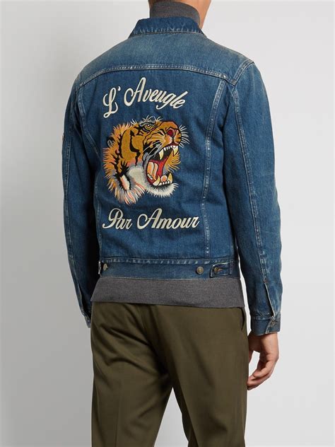 gucci denim jacket dhgate|gucci denim jacket price.